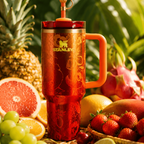 Tropical Sunset Floral 40oz Tumbler