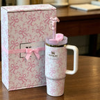 Pink Bow Garden 40oz Tumbler Gift Set